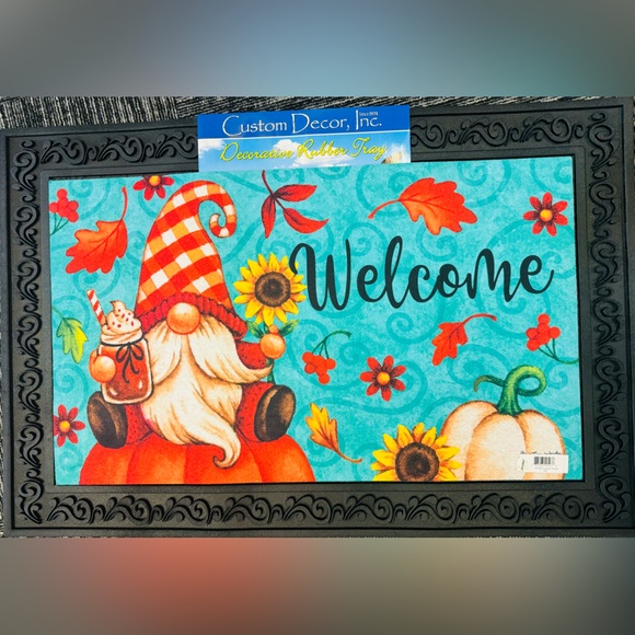 Unique and decorated Floor Mat. Gives good vibes while coming and going out.😁😁 - Picture 3 of 15